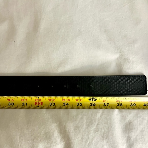 Gucci Belt Unisex Black Color - Picture 5 of 10